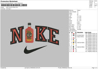 Nike Sour Puss Embroidery File 5 sizes