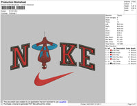Nike Spiderman Embroidery File 11 size