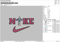 Nike Spiderwoman Embroidery File 5 sizes
