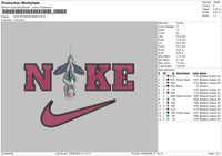 Nike Spiderwoman Embroidery File 5 sizes