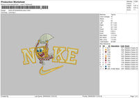 Nike Sponge 0609 Embroidery File 6 sizes