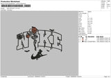 Nike Spooky V2 Embroidery File 5 sizes