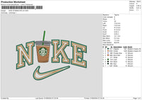 Nike Starbucks V4 Embroidery File 6 sizes