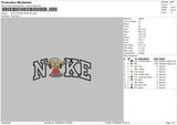 Nike Stewie Griffin Embroidery File 5 sizes