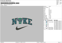 Nike Stitch Dance Embroidery File 6 sizes