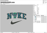 Nike Stitch Dance Embroidery File 6 sizes