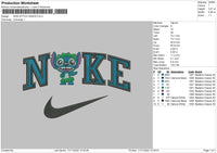 Nike Stitch Dance Embroidery File 6 sizes