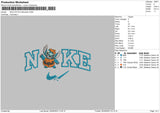 Nike Stitch Spooky Embroidery File 6 sizes