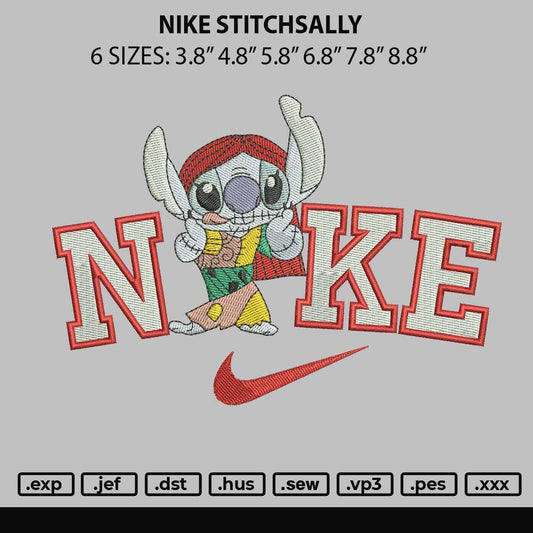 Nike Stitchsally Embroidery File 6 sizes