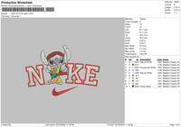 Nike Stitchsally Embroidery File 6 sizes