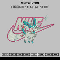 Nike Sylveon Embroidery File 6 sizes