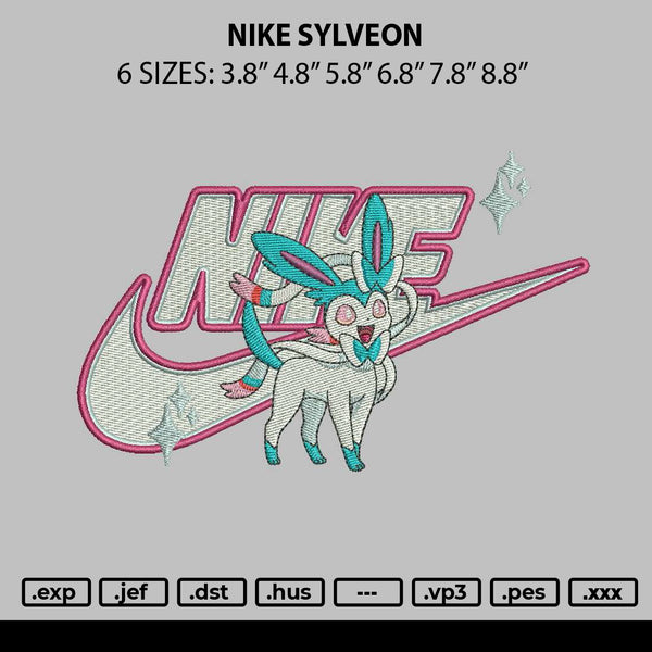 Nike Sylveon Embroidery File 6 sizes