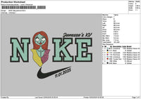 Nike Jenessa Embroidery File 6 sizes
