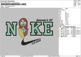 Nike Jenessa Embroidery File 6 sizes