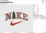 Nike Star W Embroidery File 6 sizes
