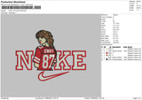 Nike Taylor 0708 Embroidery File 6 sizes