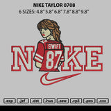 Nike Taylor 0708 Embroidery File 6 sizes