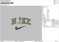 Nike Timon Embroidery File 6 sizes