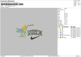 Nike Tinkerbell 02 Embroidery File 6 sizes