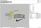 Nike Tinkerbell 02 Embroidery File 6 sizes