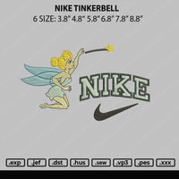 Nike Tinkerbell 02 Embroidery File 6 sizes