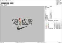 Nike Toad Embroidery File 6 sizes