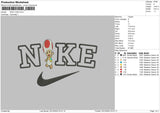Nike Toad Embroidery File 6 sizes