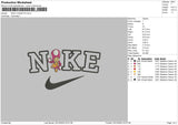 Nike Toadette Embroidery File 6 sizes