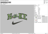 Nike Truck Embroidery File 6 sizes