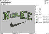 Nike Truck Embroidery File 6 sizes