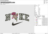 Nike Timmy Turner Embroidery File 4 size