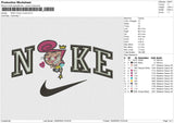 Nike Timmy Turner Embroidery File 4 size