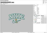 Nike Tinker Bell Embroidery File 5 sizes