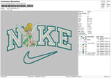 Nike Tinker Bell Embroidery File 5 sizes