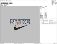 Nike Usa Embroidery File 4 sizes