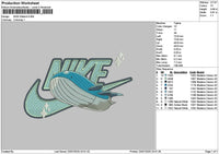 Nike Wailord Embroidery File 6 sizes