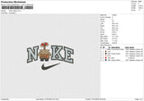 Nike Walle Embroidery File 6 Sizes