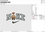 Nike Walle Embroidery File 6 Sizes