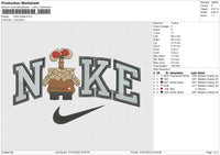Nike Walle Embroidery File 6 Sizes