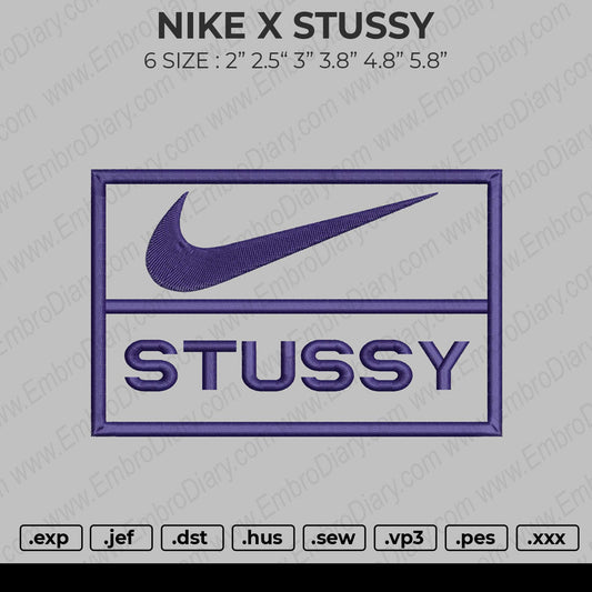 Nike X Stussy Embroidery