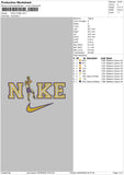 Nike Kobe Embroidery File 5 sizes