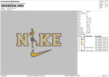 Nike Kobe Embroidery File 5 sizes