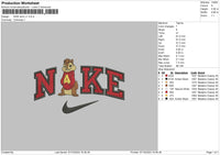 Nike Alvin V1 Embroidery File 6 sizes