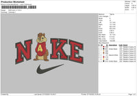 Nike Alvin V1 Embroidery File 6 sizes