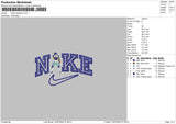 Nike Baseball Embroidery File 4 sizes