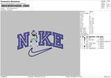Nike Baseball Embroidery File 4 sizes