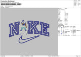Nike Baseball Embroidery File 4 sizes