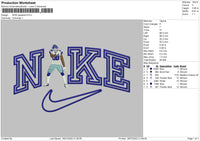Nike Baseball Embroidery File 4 sizes