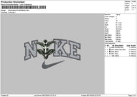 Nike Black Spider 02 Embroidery File 6 sizes