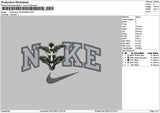 Nike Black Spider 02 Embroidery File 6 sizes